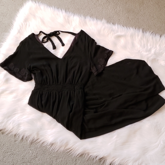 Francesca's Collections Pants - Francesca's Black Jumper